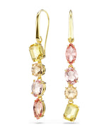 5737454 Swarovski Gema Drop Earrings, Gold Tone