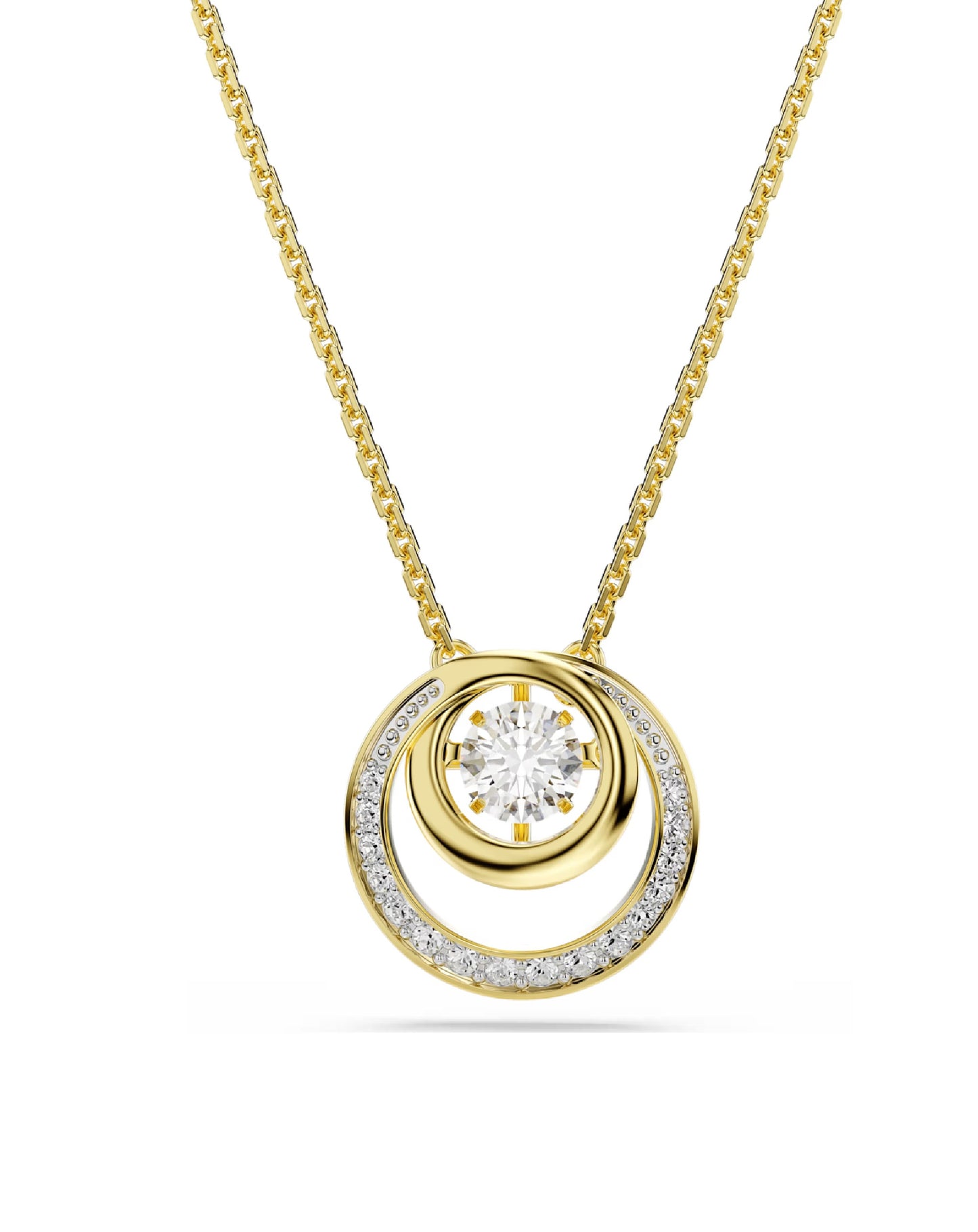 5738248 Swarovski Hyperbola Pendant, Two-Tone