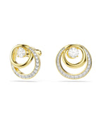 5740407 Hyperbola Stud Earrings Yellow Tone