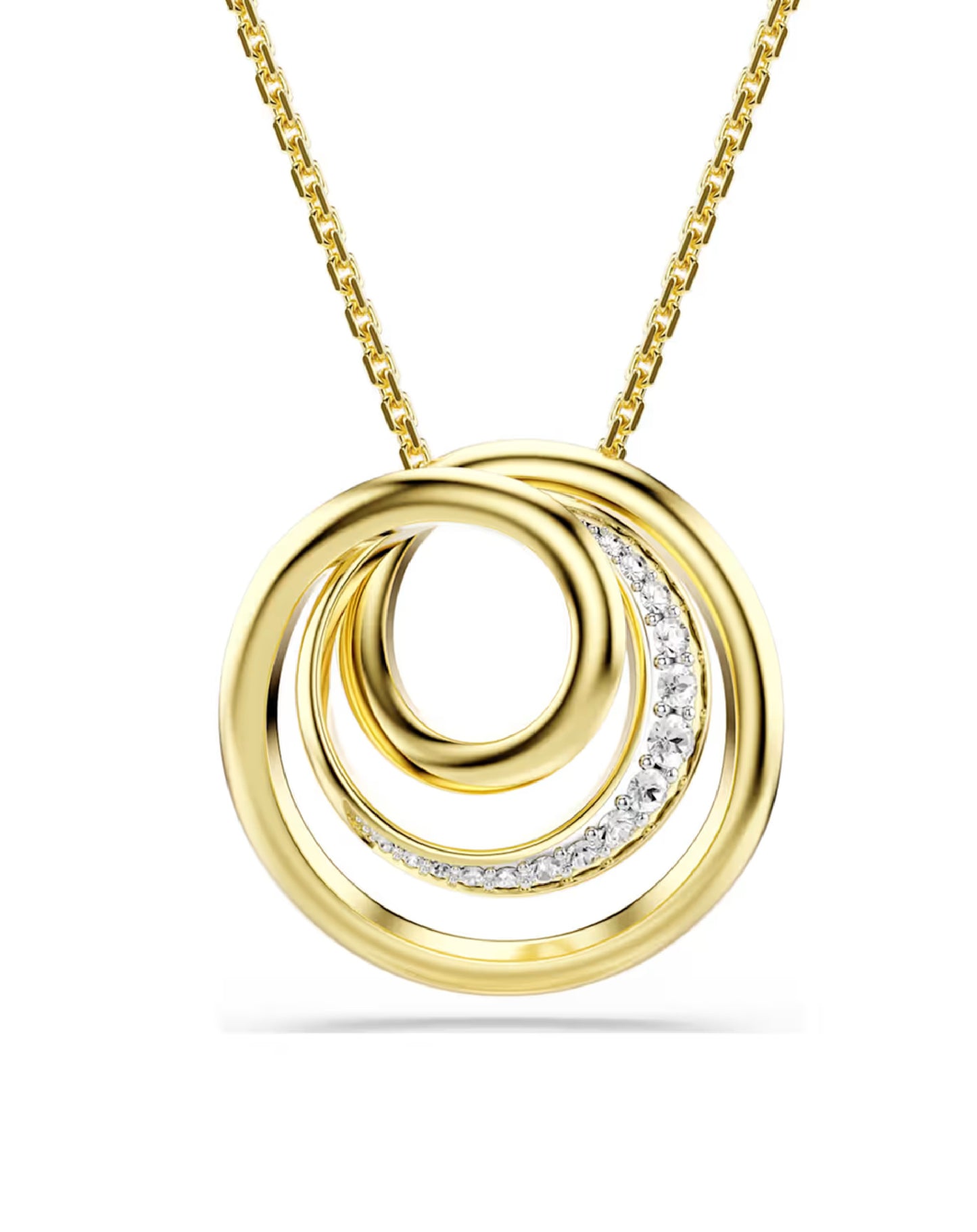 5740410 Hyperbola Necklace Yellow Tone