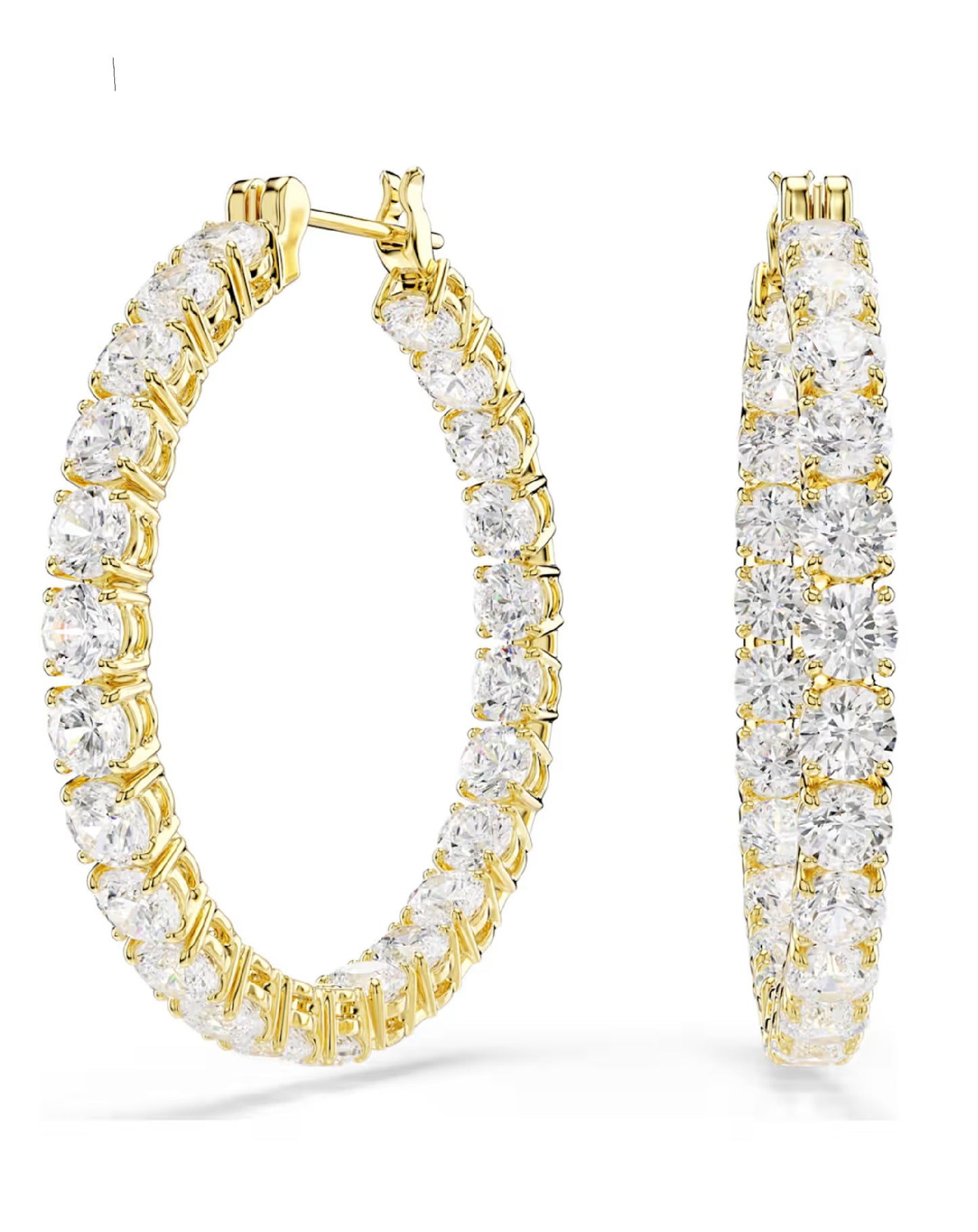 5750620 Matrix hoop earrings