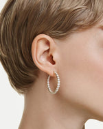 5750620 Matrix hoop earrings