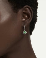 5758001 Green Swarovski Zirconia Earring