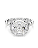 5758471 Swarovski UNA White Tone, Ring Size 55