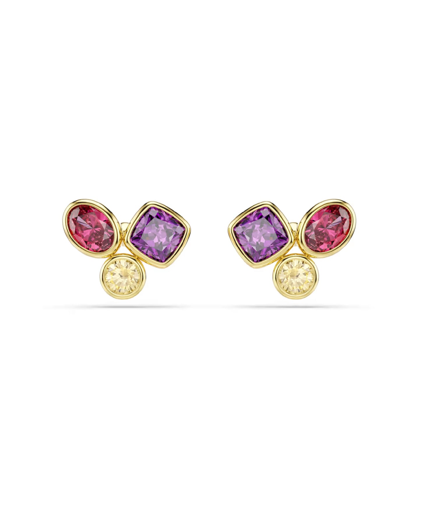 5760019  Swarovski Imber White Tone, Stud Earrings