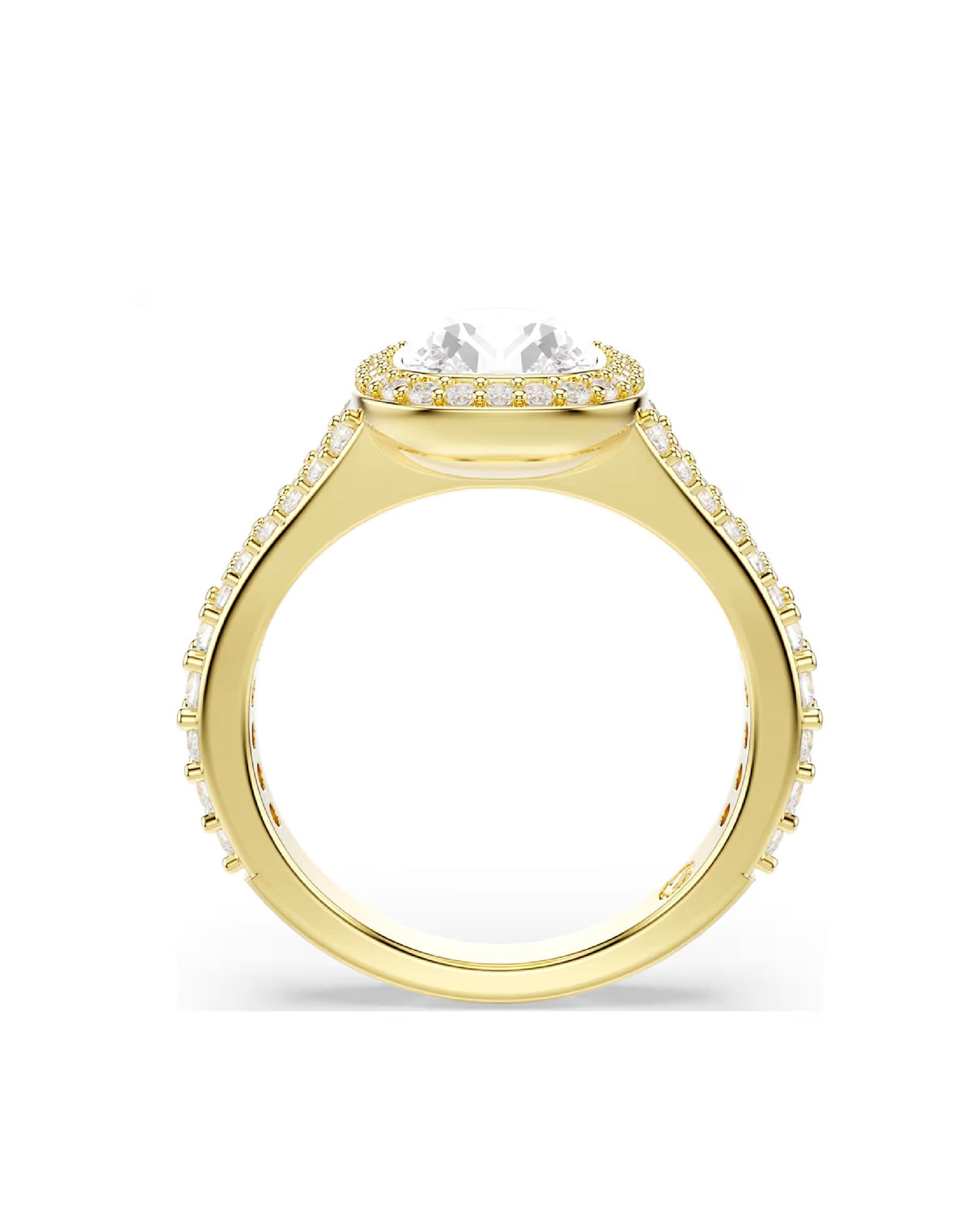 5762626 Swarovski UNA White Tone, Ring Size 55