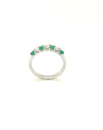 Diamonds WhiteGold Emerald Diamond Ring, 0.50 CT - 0.21 CT Rings