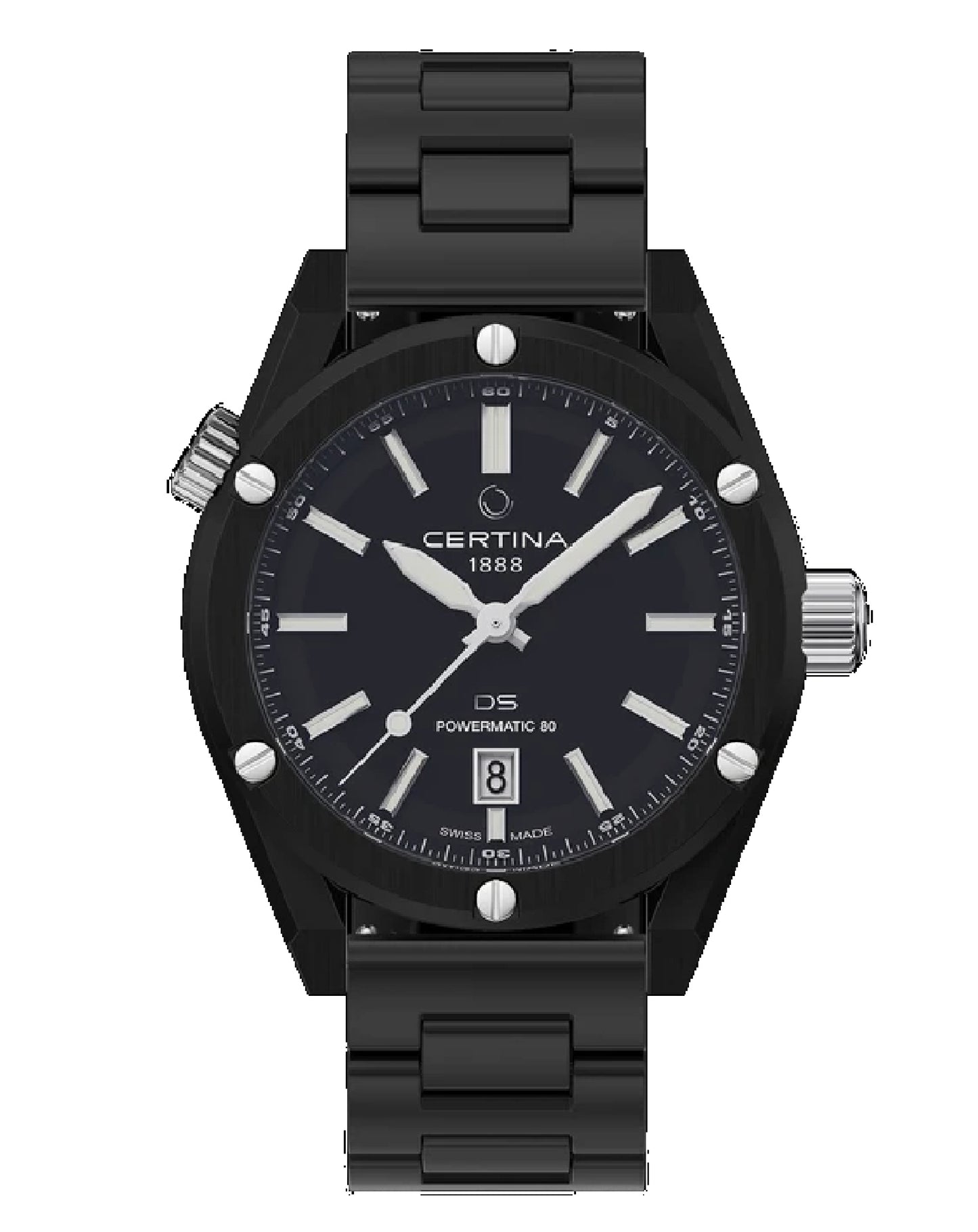 Certina C041.407.39.051.00 Certina DS + BLACK DIAL SPORT KIT Watch