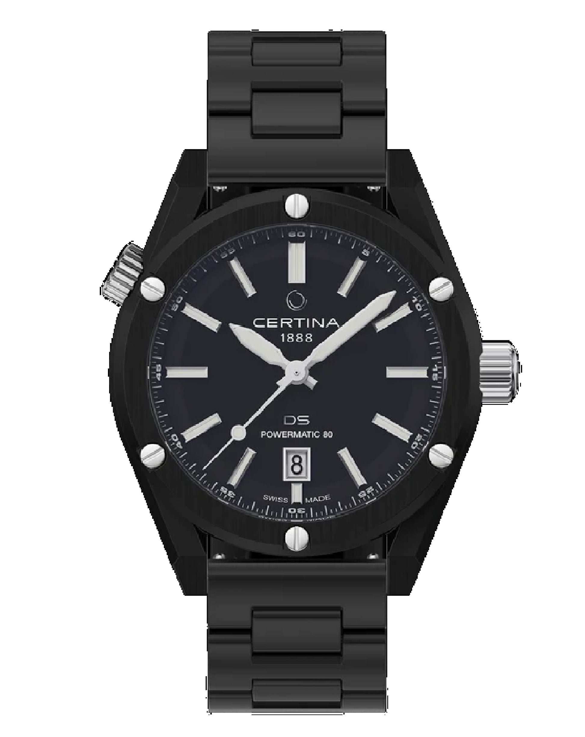 Certina C041.407.39.051.00 Certina DS + BLACK DIAL SPORT KIT Watch
