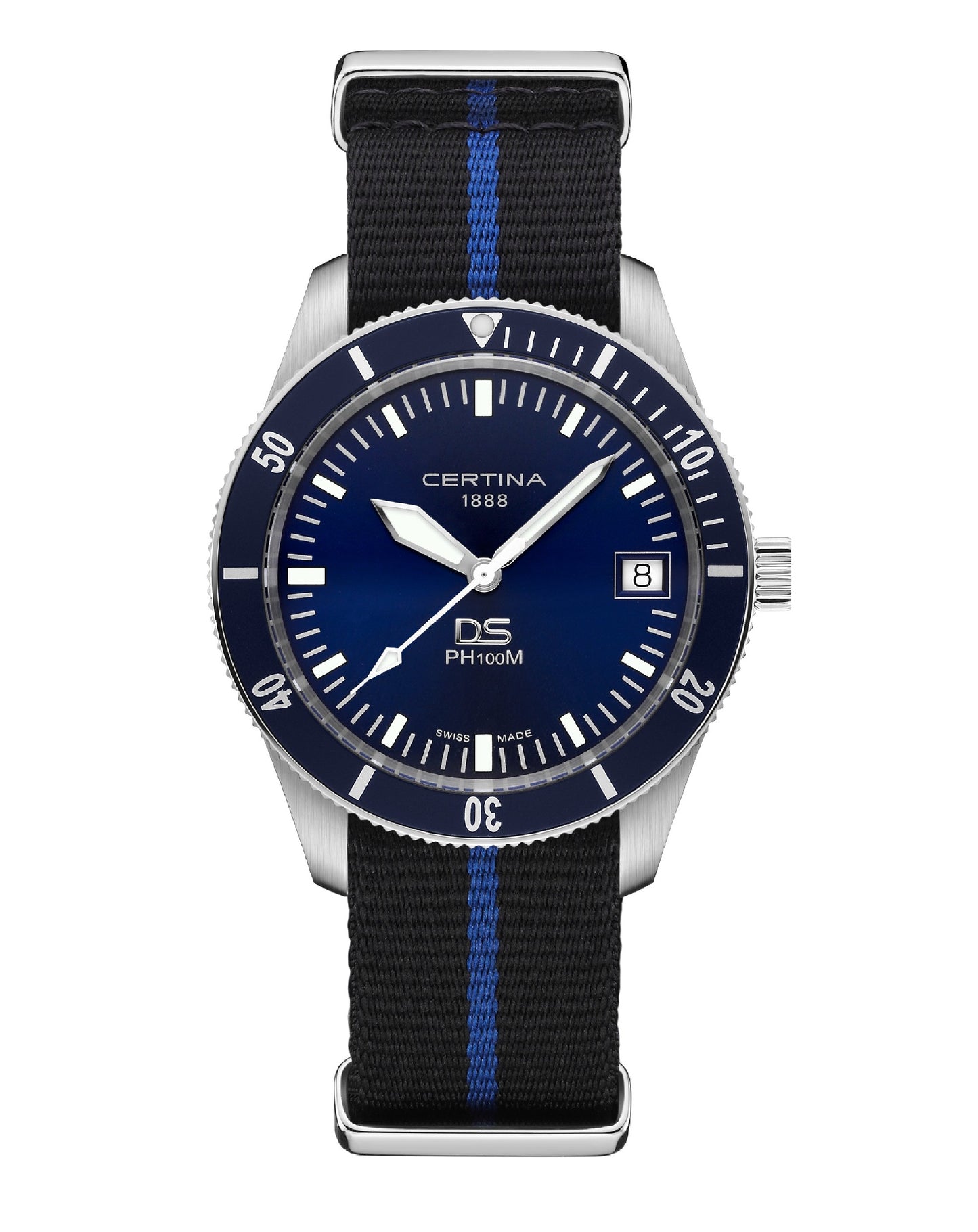 C044.410.18.040.00 Certina DS SUPER BLUE DIAL PH-1000M