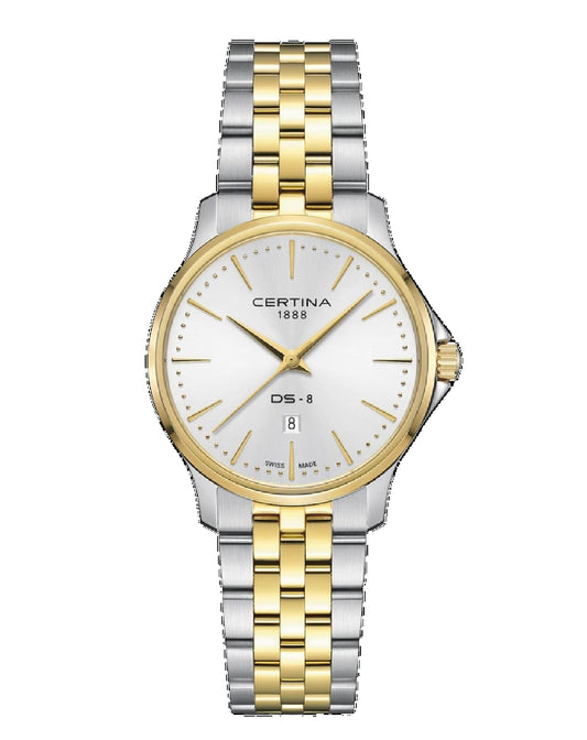 Certina DS-8 Lady Silver Dial 2 Tone 31.00MM