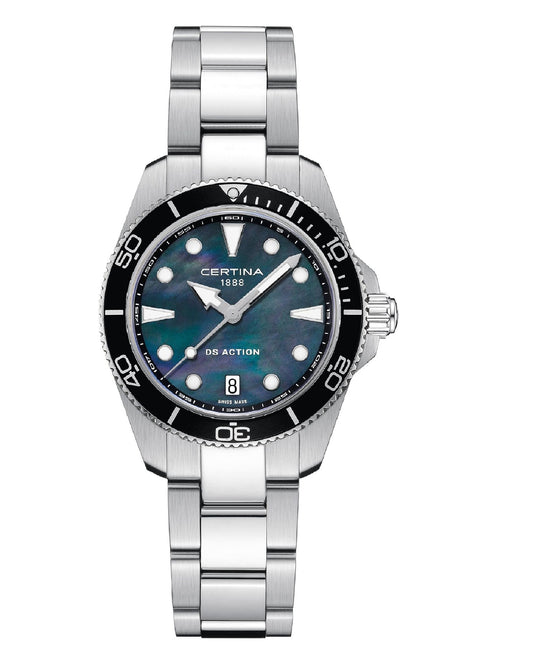C048.210.11.121.00 Certina DS Action DIVER Dark MotherPearl DIAL 34,5 MM