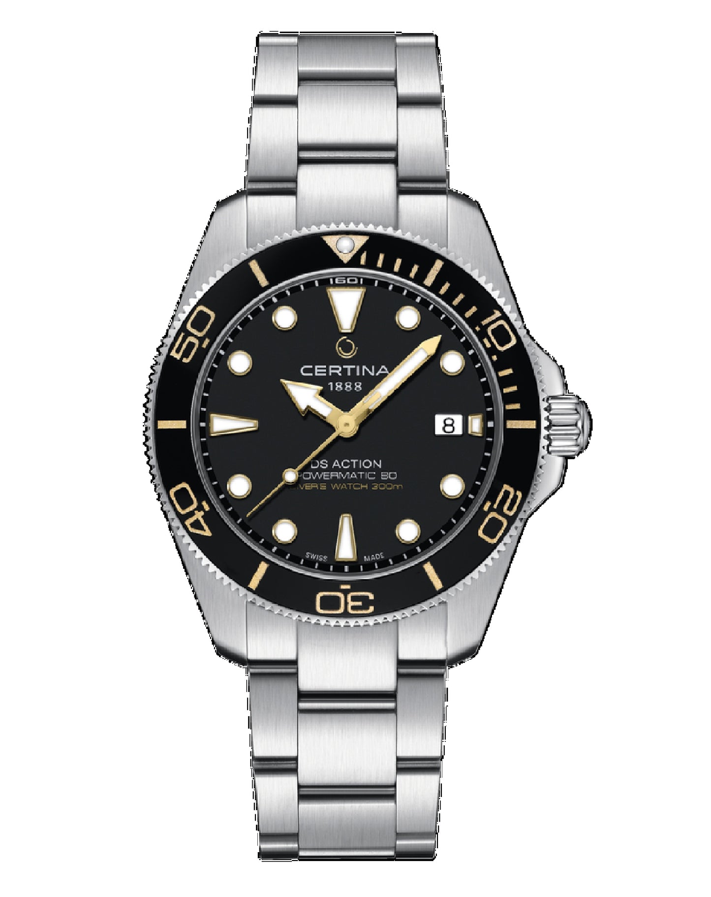 C048.407.11.051.01 Certina DS Action DIVER BLACK DIAL