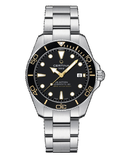 C048.407.11.051.01 Certina DS Action DIVER BLACK DIAL