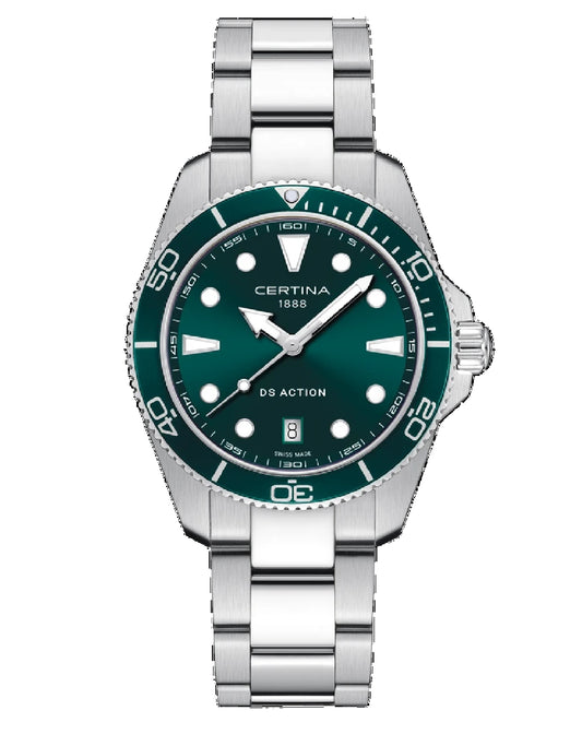 C048.410.11.091.00 Certina DS Action DIVER Green DIAL 40 MM