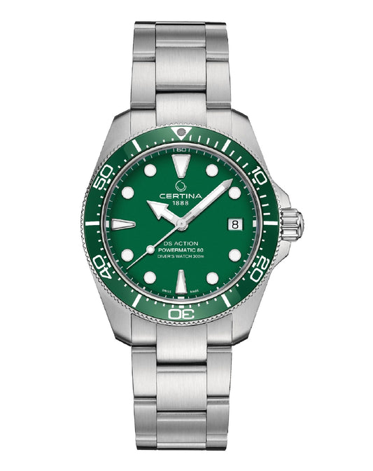 C048.807.11.091.00 Certina DS Action DIVER Green DIAL 38 MM