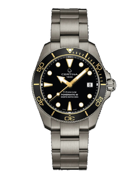 C048.807.44.051.00 DS Action Diver 38mm Powermatic 80 | Titanium |