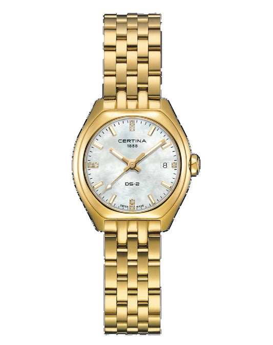 Certina DS-2 Lady Mother Pearl Dial 27.80MM DIAMONDS
