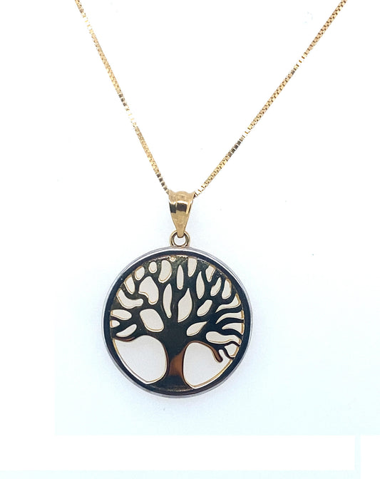 Gold Yellow Gold Chain + Family Tree Jewelry