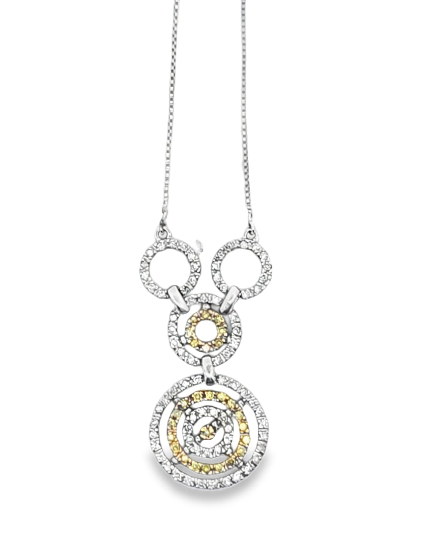 Colgante Galaxia Diamante 14 Kt