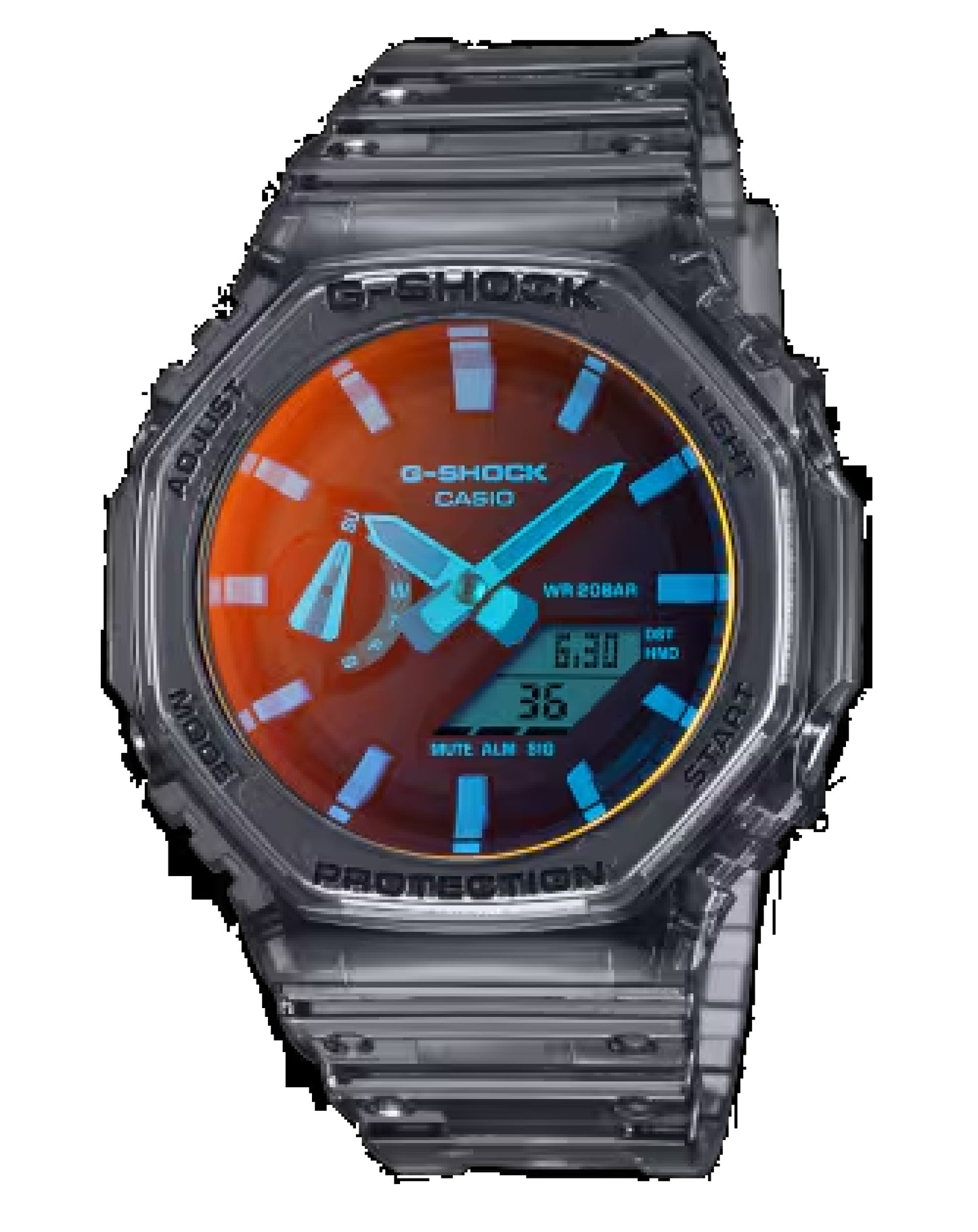 GA-2100TLS-8A Casio G-SHOCK, Black Dial