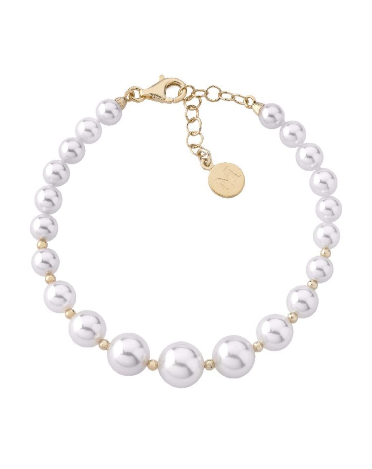 Majorica Bracelet White Pearl Lyra, MAJ-311 Bracelets