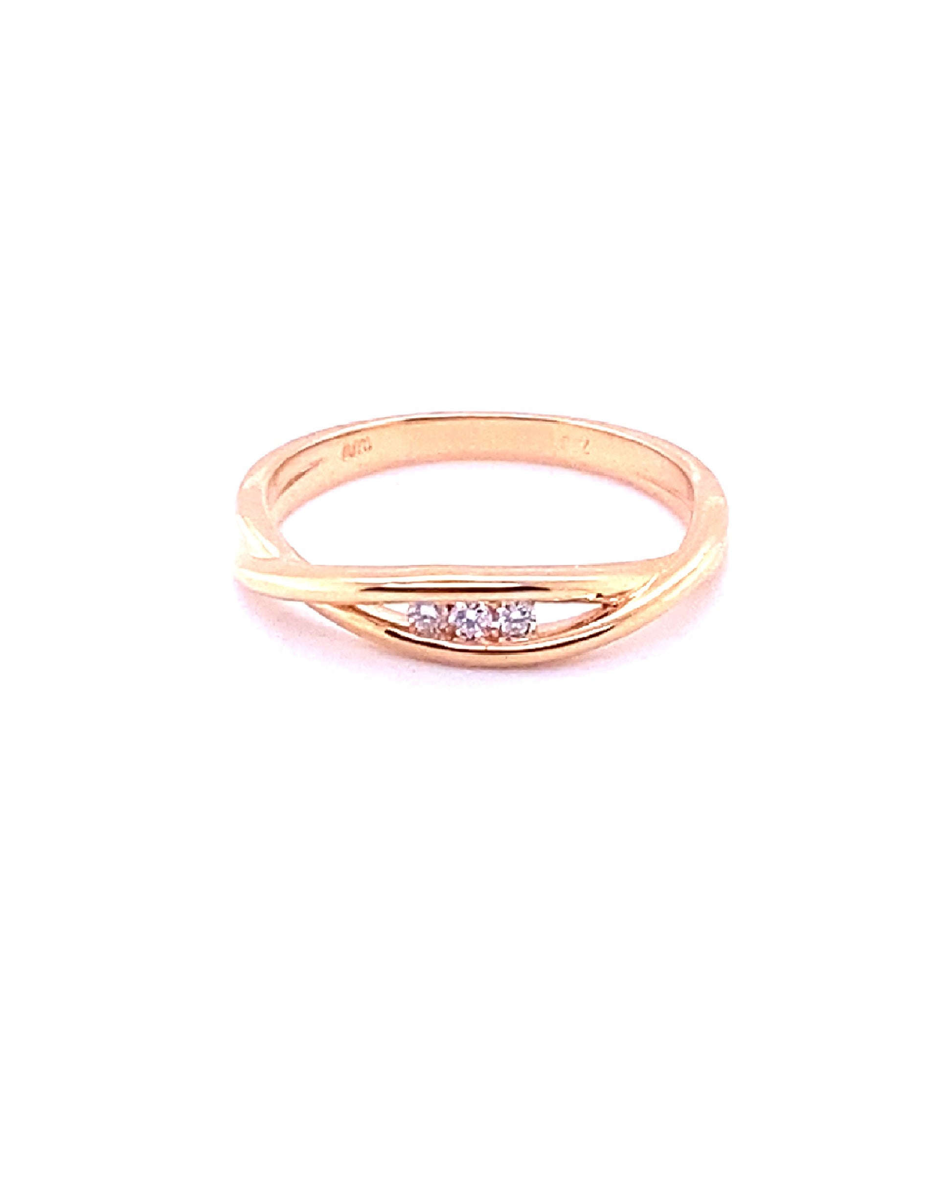 Diamonds ROSE GOLD 3 Diamond Ring, 0.60 CT Rings
