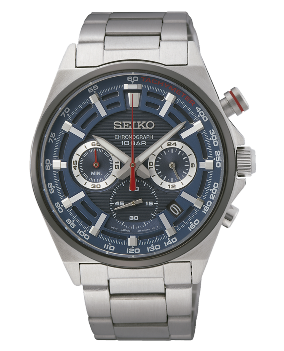 Seiko SSB407P1 Seiko NEO SPORT QUARZT CHRONO BLUE Watch