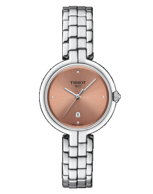Tissot T094.210.11.336.00 Tissot Flamingo Rose Gold Dial Watch
