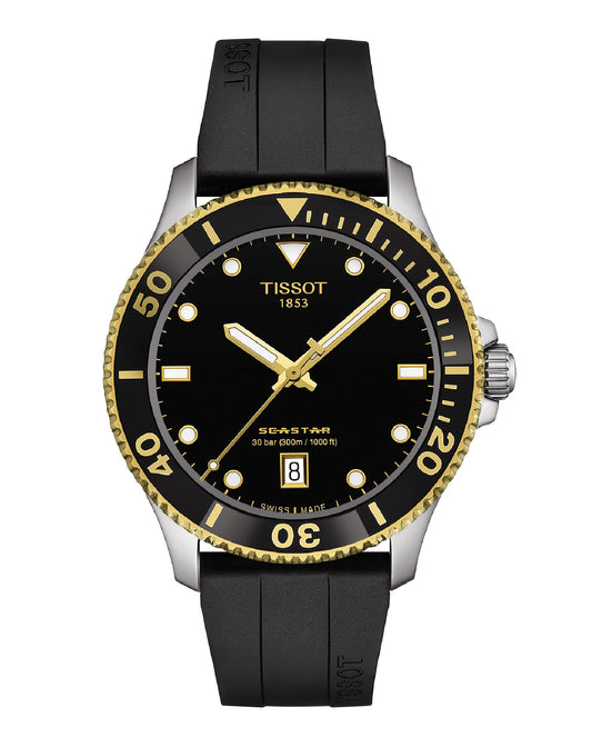Tissot T120.410.27.051.00 Tissot Sea Star 1000 Quartz Black Indexes 40 MM Watch