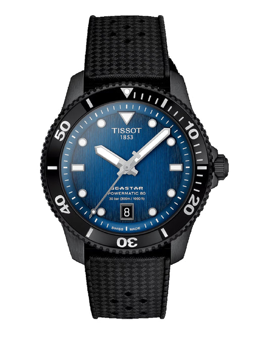 Tissot T120.807.37.041.00 Tissot Sea Star 1000 Powermatic 80 H Black Indexes Watch