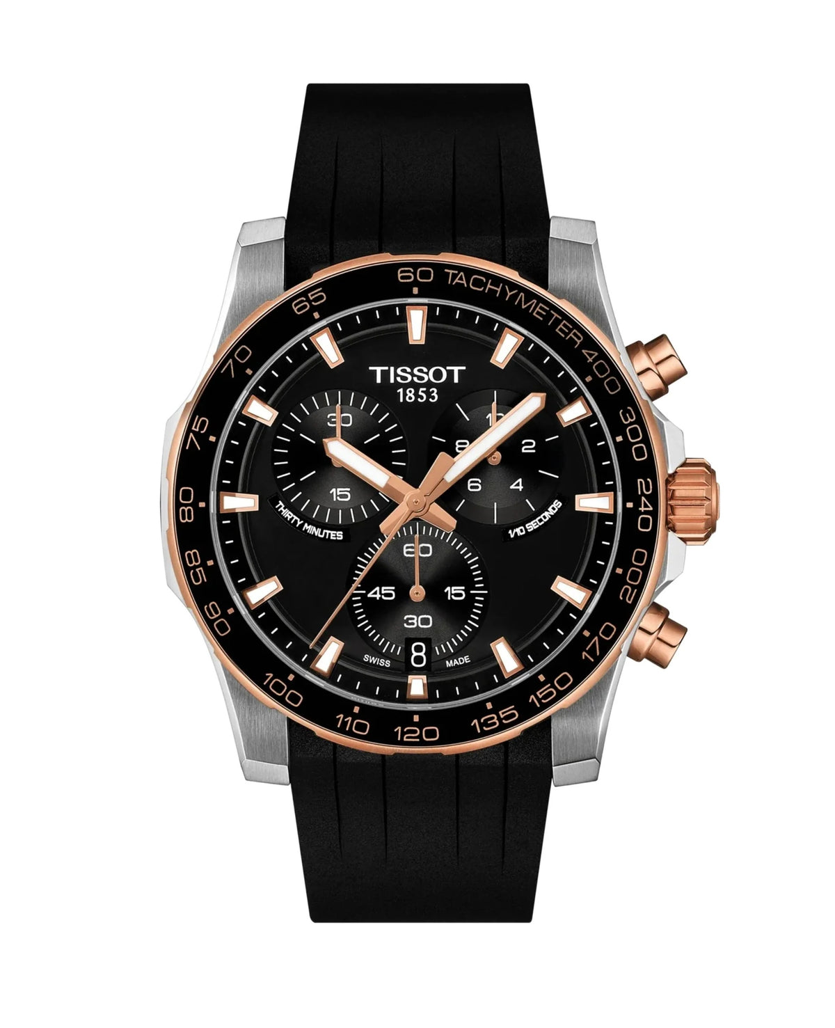 T125.417.27.051.00  Supersport Chrono Black Dial 42.00mm