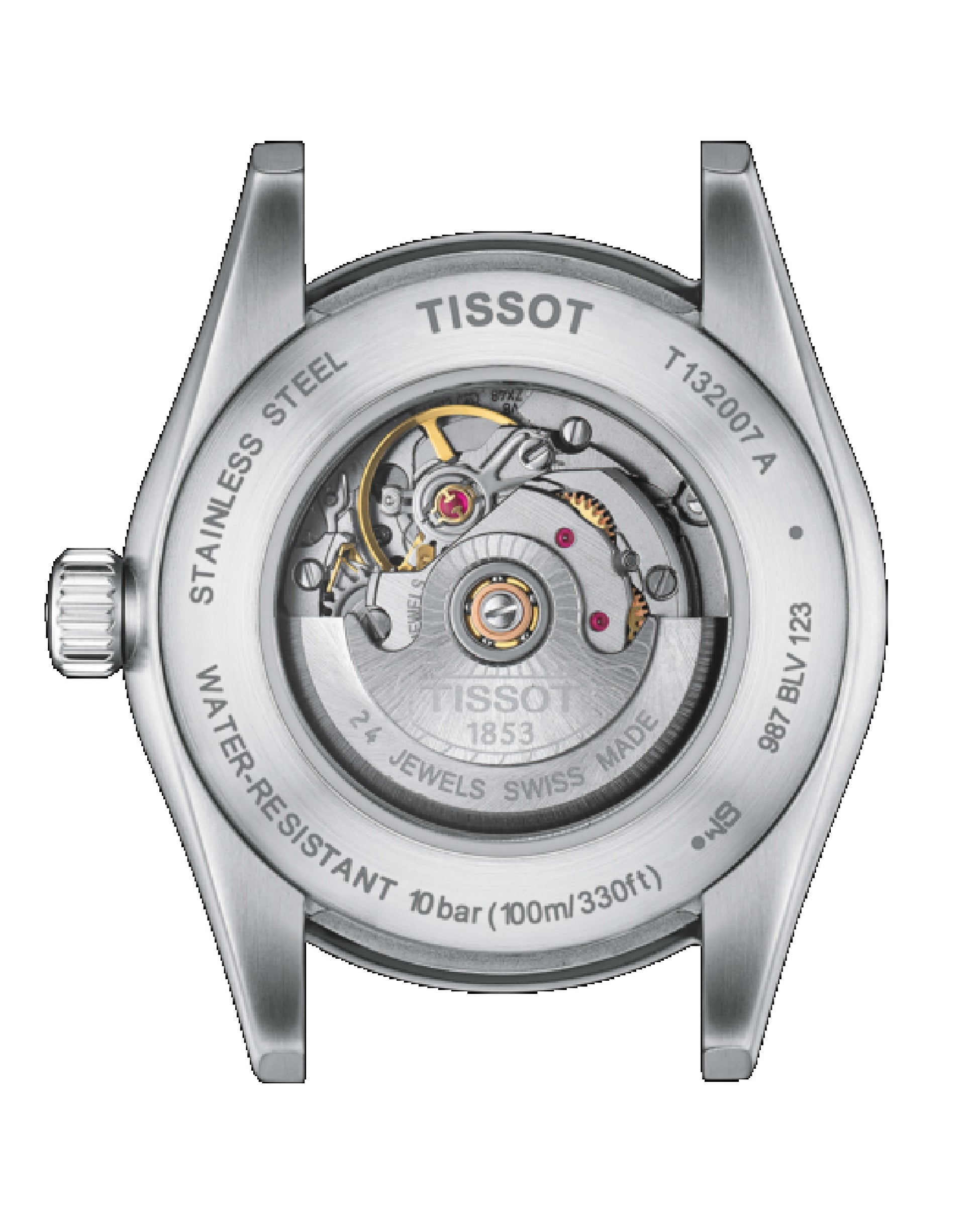 Tissot T132.007.11.336.00 Tissot T-Lady Automatic Blue Dial Watch