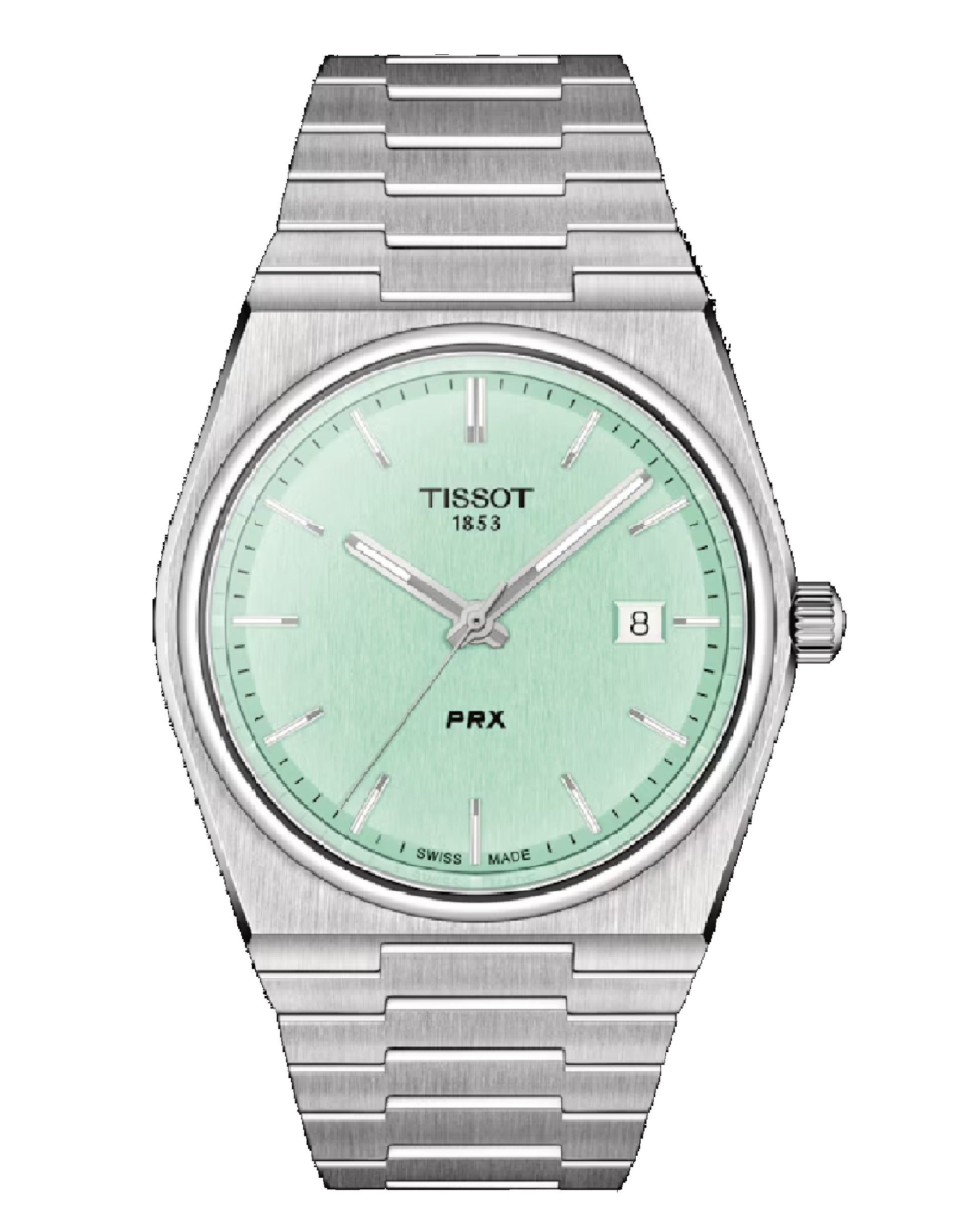 Tissot T137.410.11.091.01 Tissot PRX 40mm Light Green Indexes Dial Watch