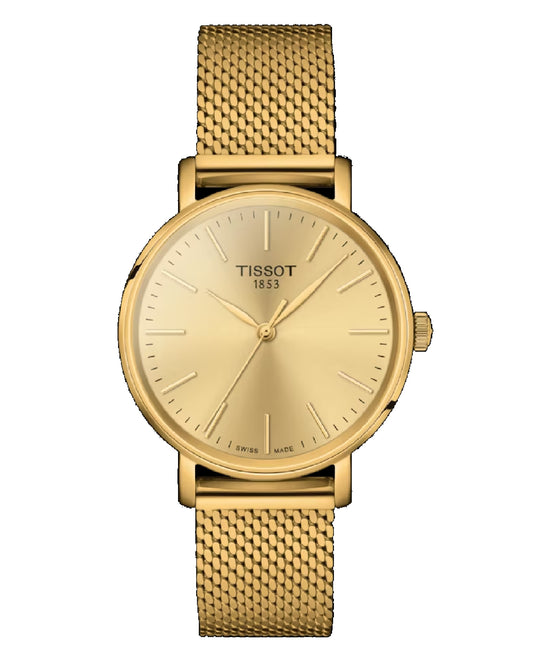 Tissot T143.210.33.021.00 Tissot EVERYTIME CHAMPAGNE Dial Watch