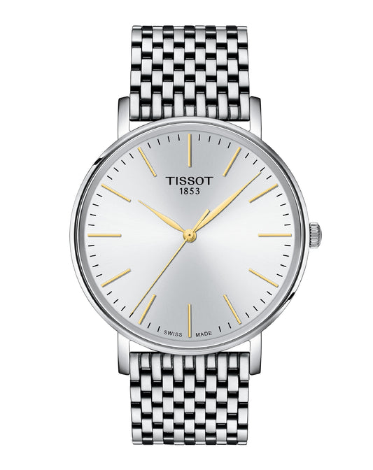 Tissot T143.410.11.011.01 40 MM Tissot Everytime MEDIUM Silver Dial Watch