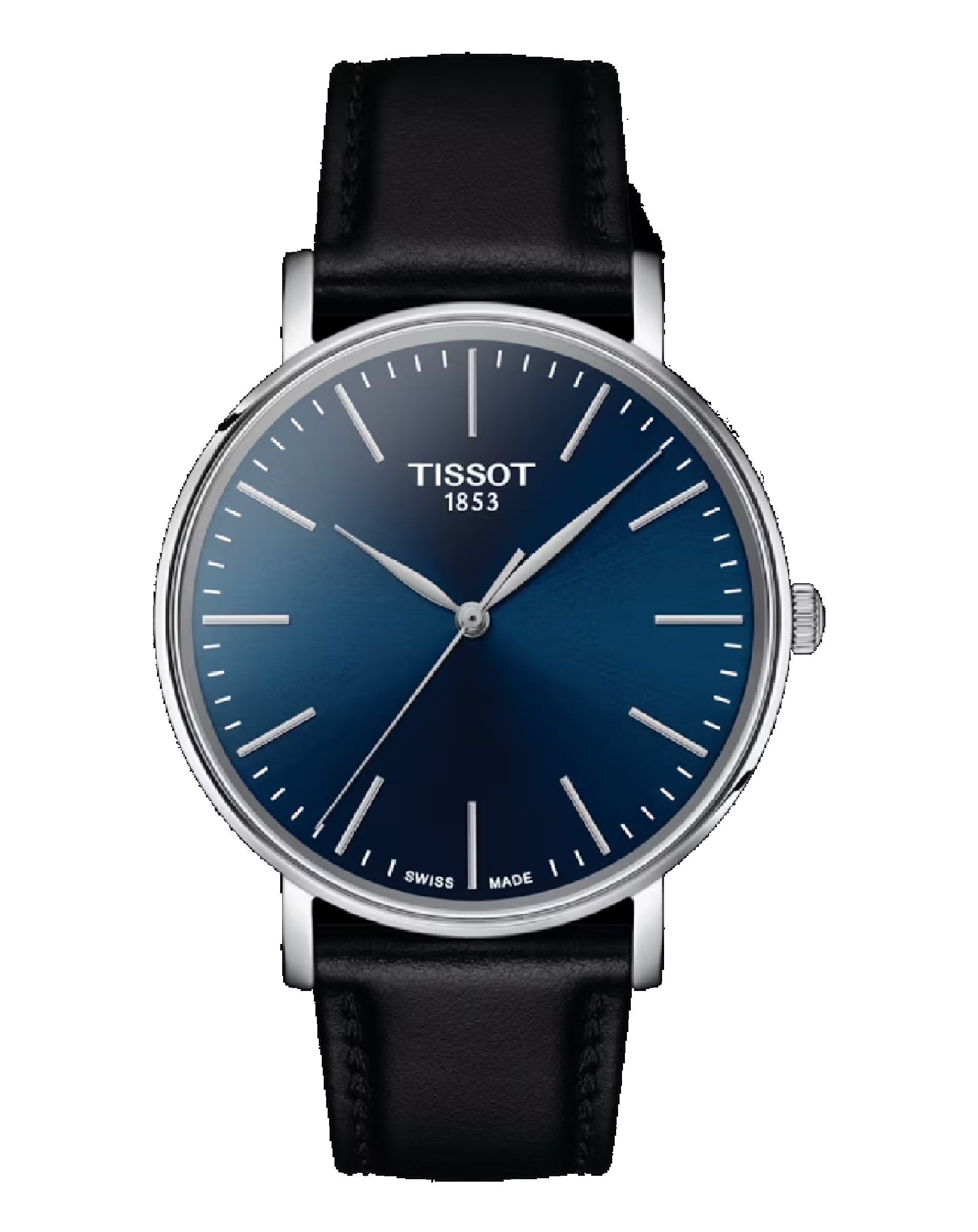 Tissot blue strap watch new arrivals