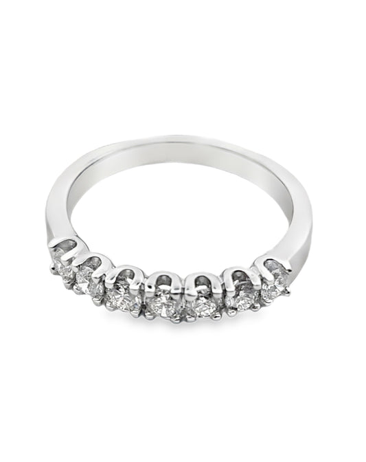 Diamonds Ring. 0.49 Ct 18 KT Gold