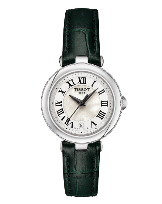 Tissot T126.010.16.113.02 Tissot BELLISIMA Lady GREEN Strap Quartz Watch