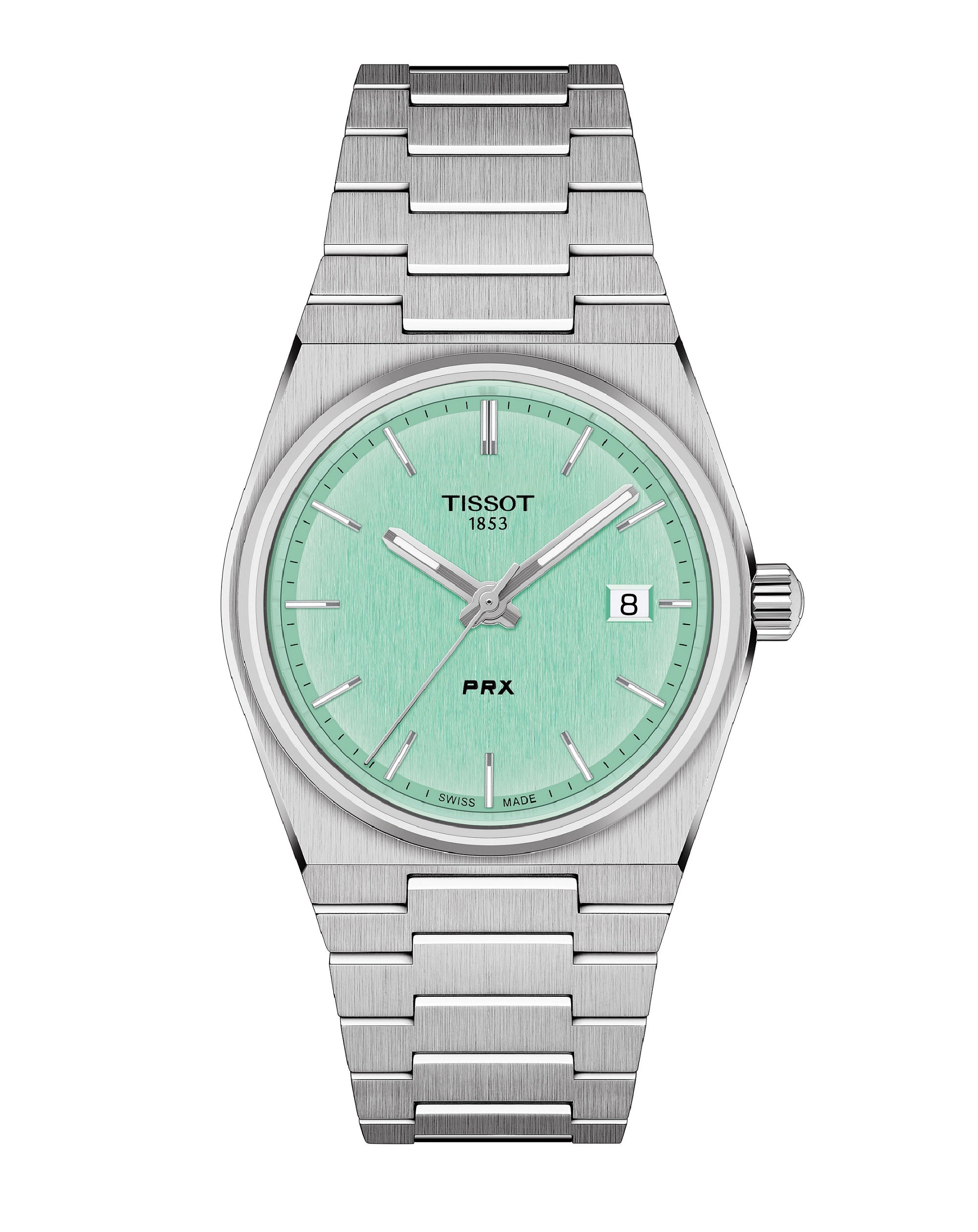 TISSOT PRX UNISEX 35.00 MM light GREEN INDEXES DIAL t137.210.11