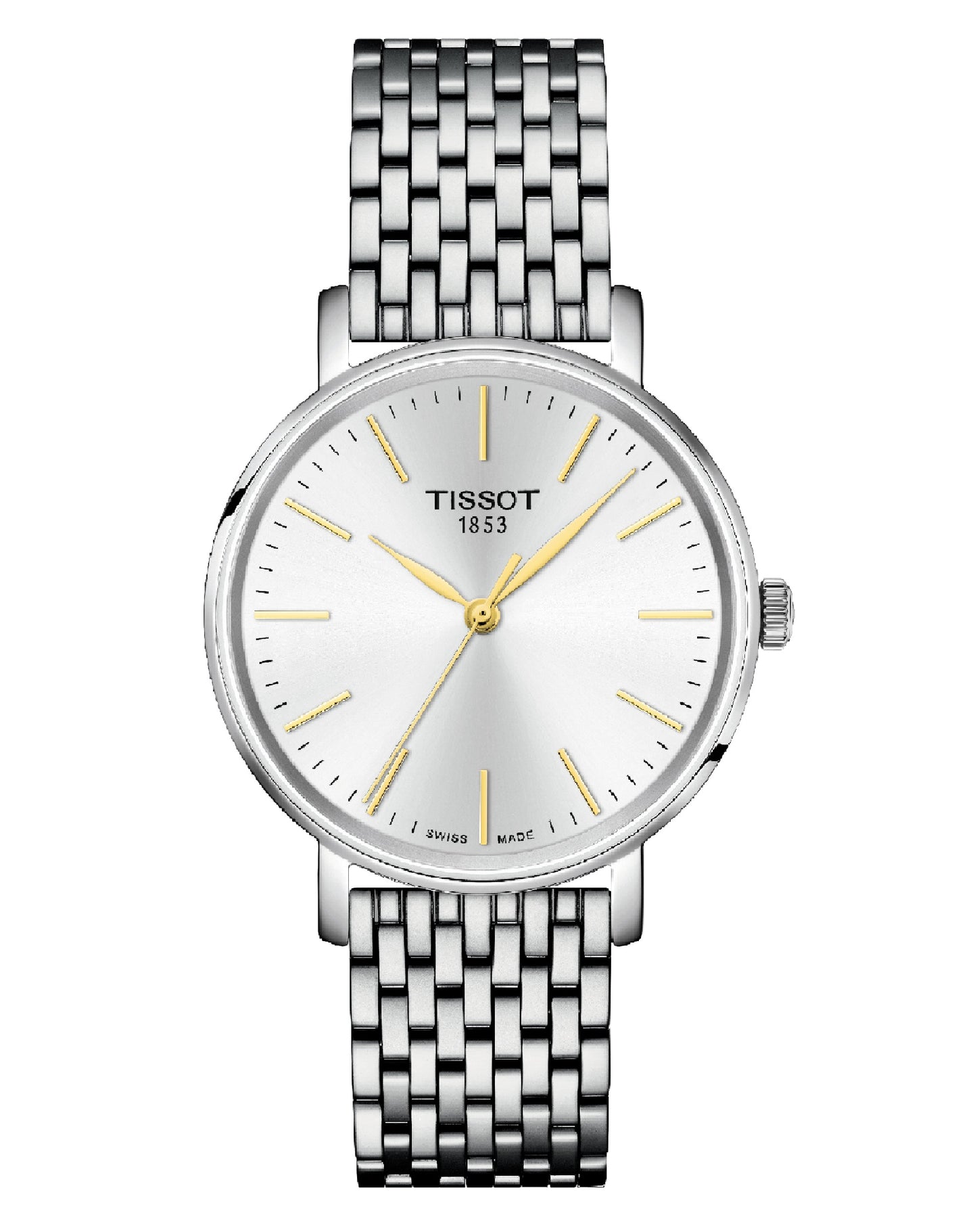 Tissot T143.210.11.011.01 34 MM Tissot Everytime MEDIUM Silver Dial Watch