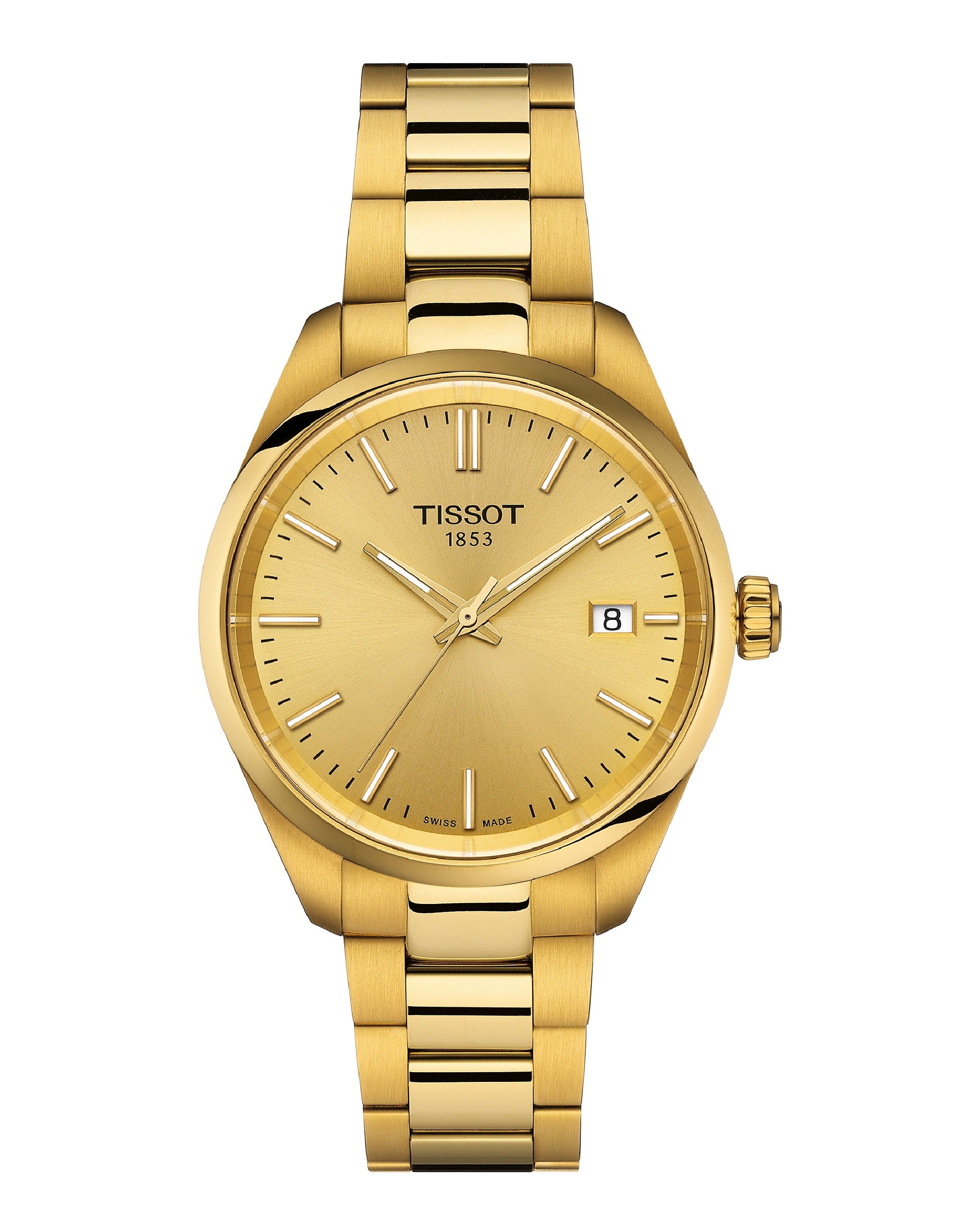 TISSOT PR100 YELLOW GOLD DIAL REFERENCIA T150.210.33.021.00