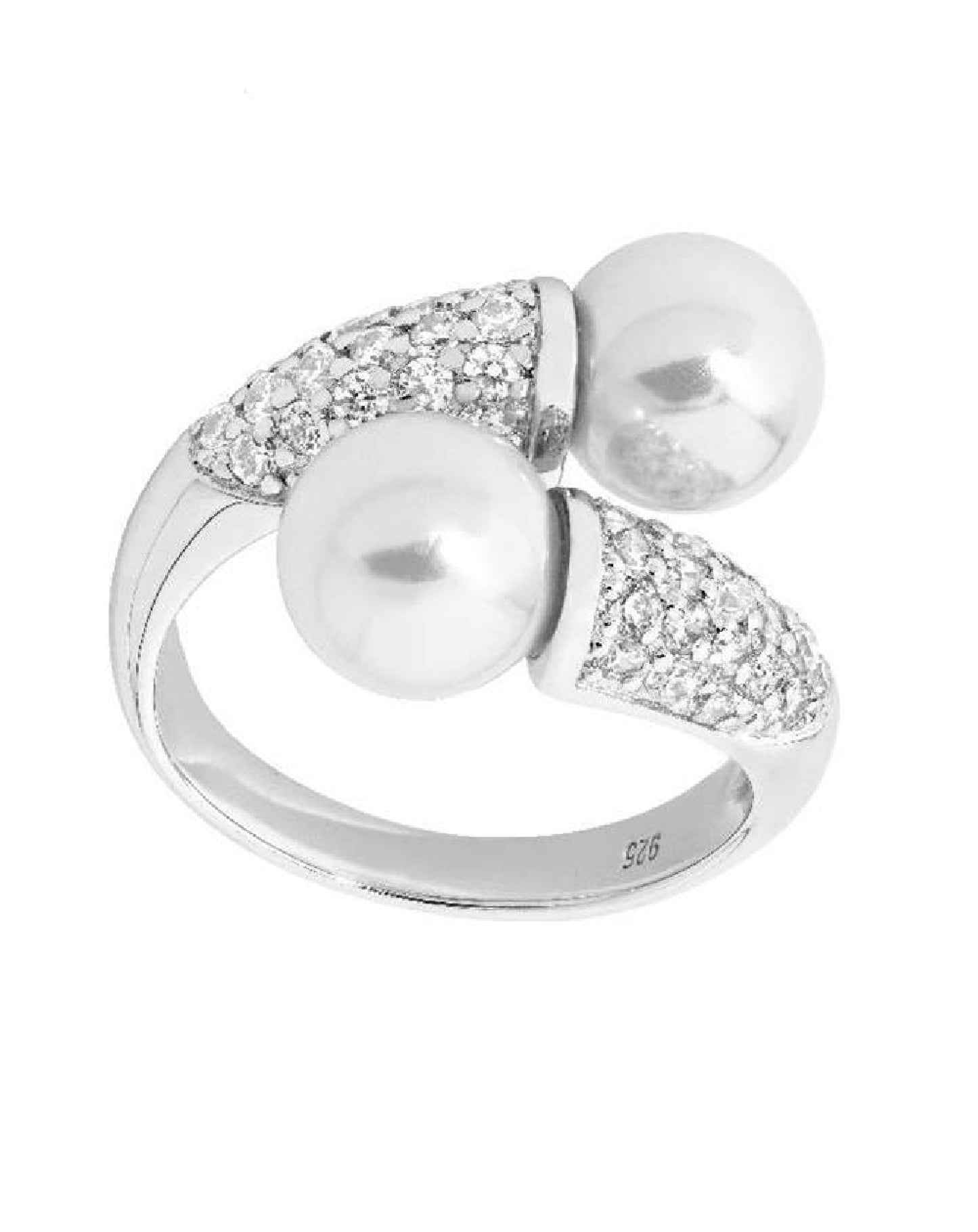Majorica White Pearl Ring Rings