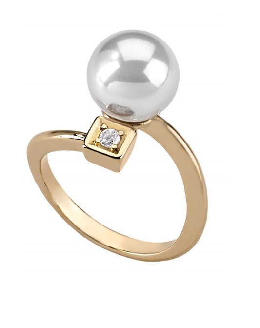 Majorica White Pearl Ring Auva Rings