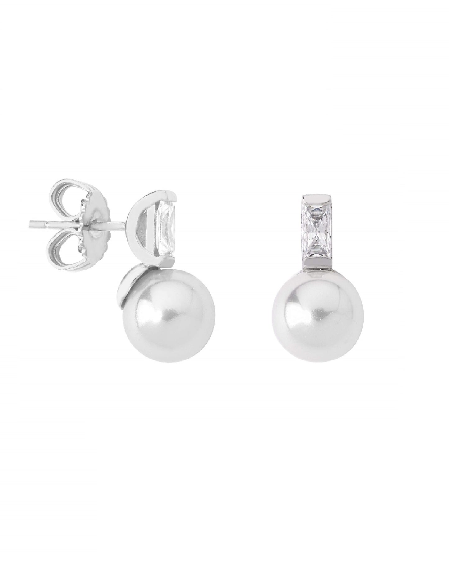 Majorica White Pearl Earring Auva Earrings