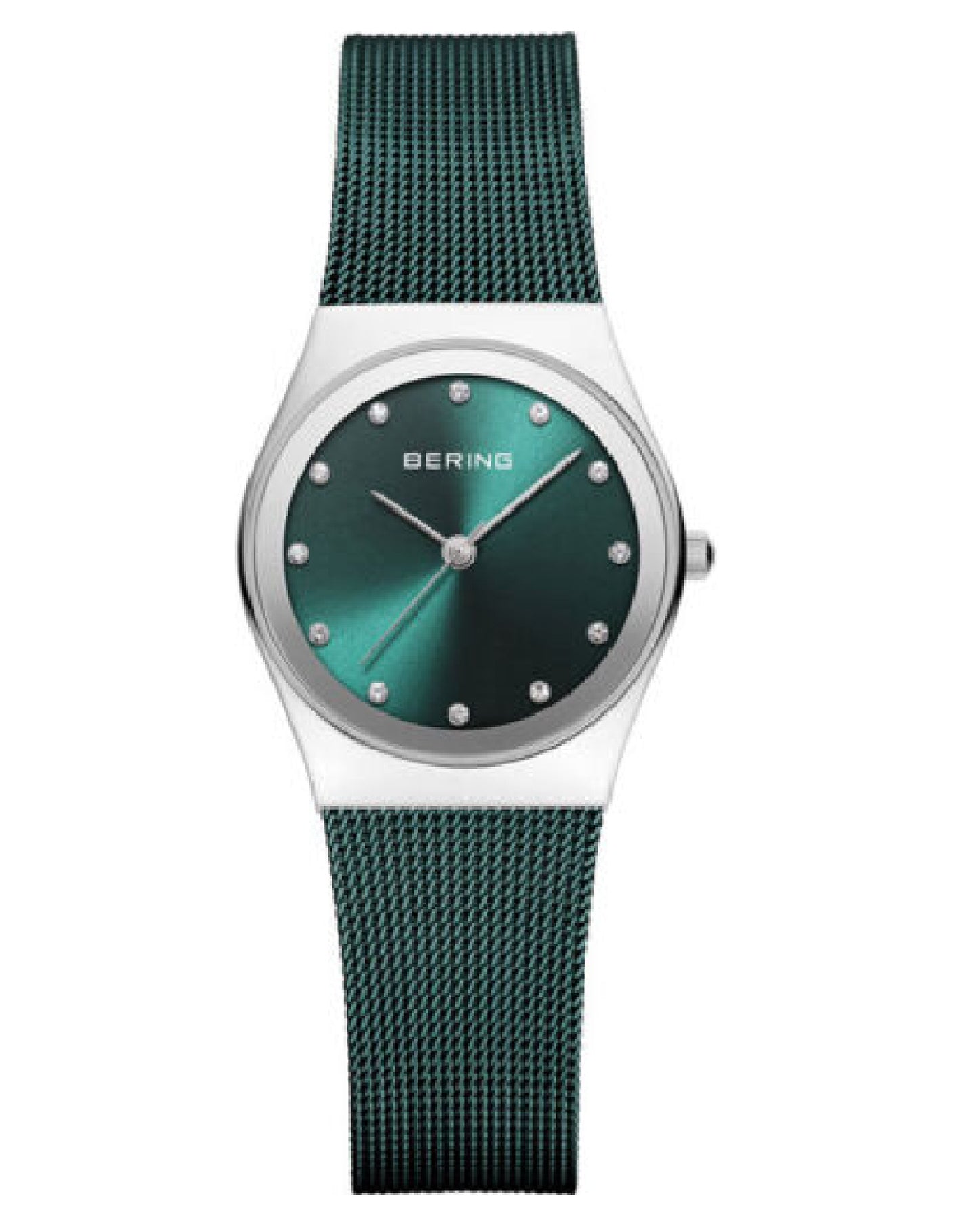 Bering 12927-808 Bering Classic Green Dial Silver Bracelet 24.00MM Watch