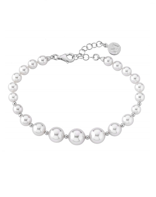 Majorica 14709.01.2.B19.000.1 Bracelet White Pearl Lyra Bracelets
