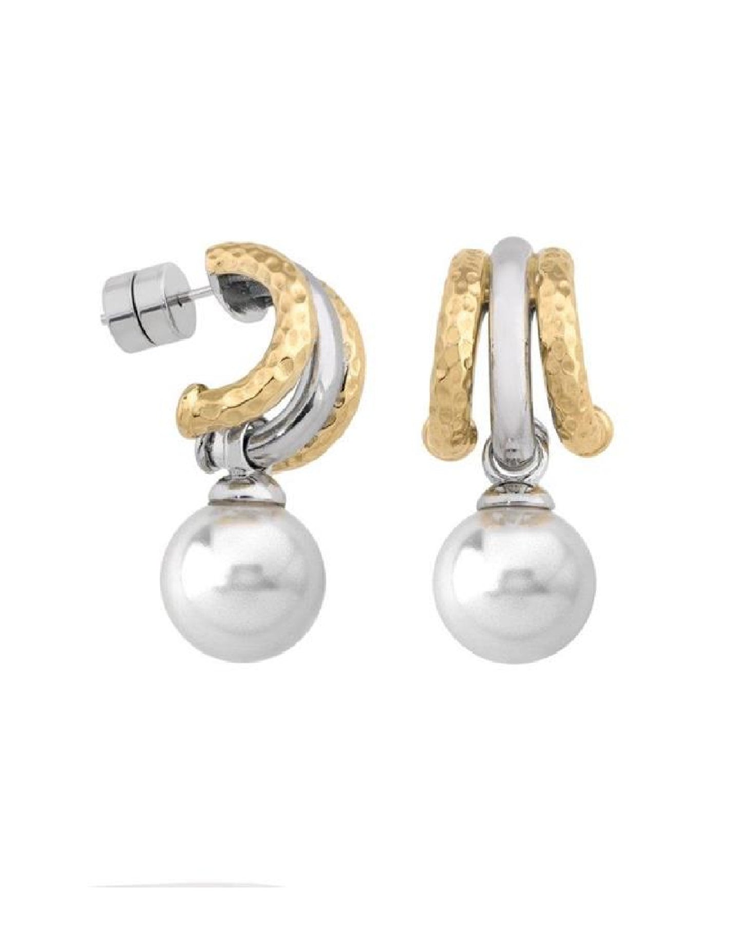 Majorica Short White Pearl Earring Earrings