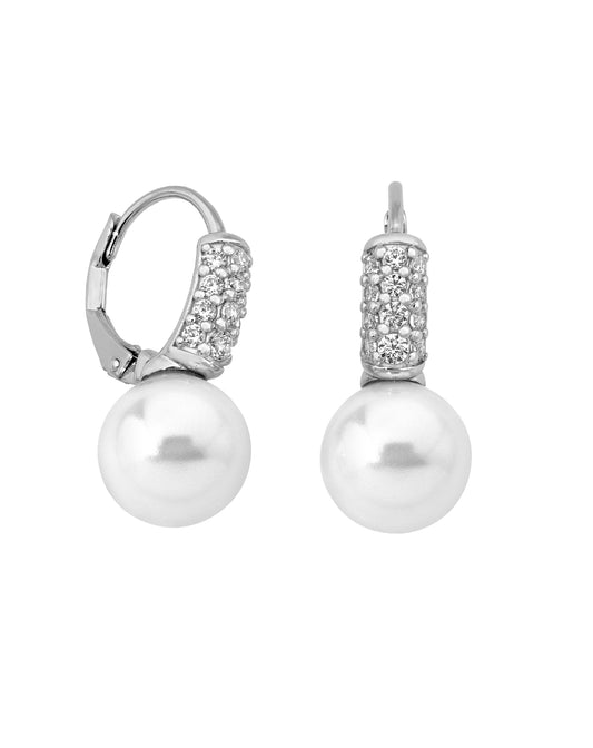 Majorica White Pearl Earring Exquisite, Earrings