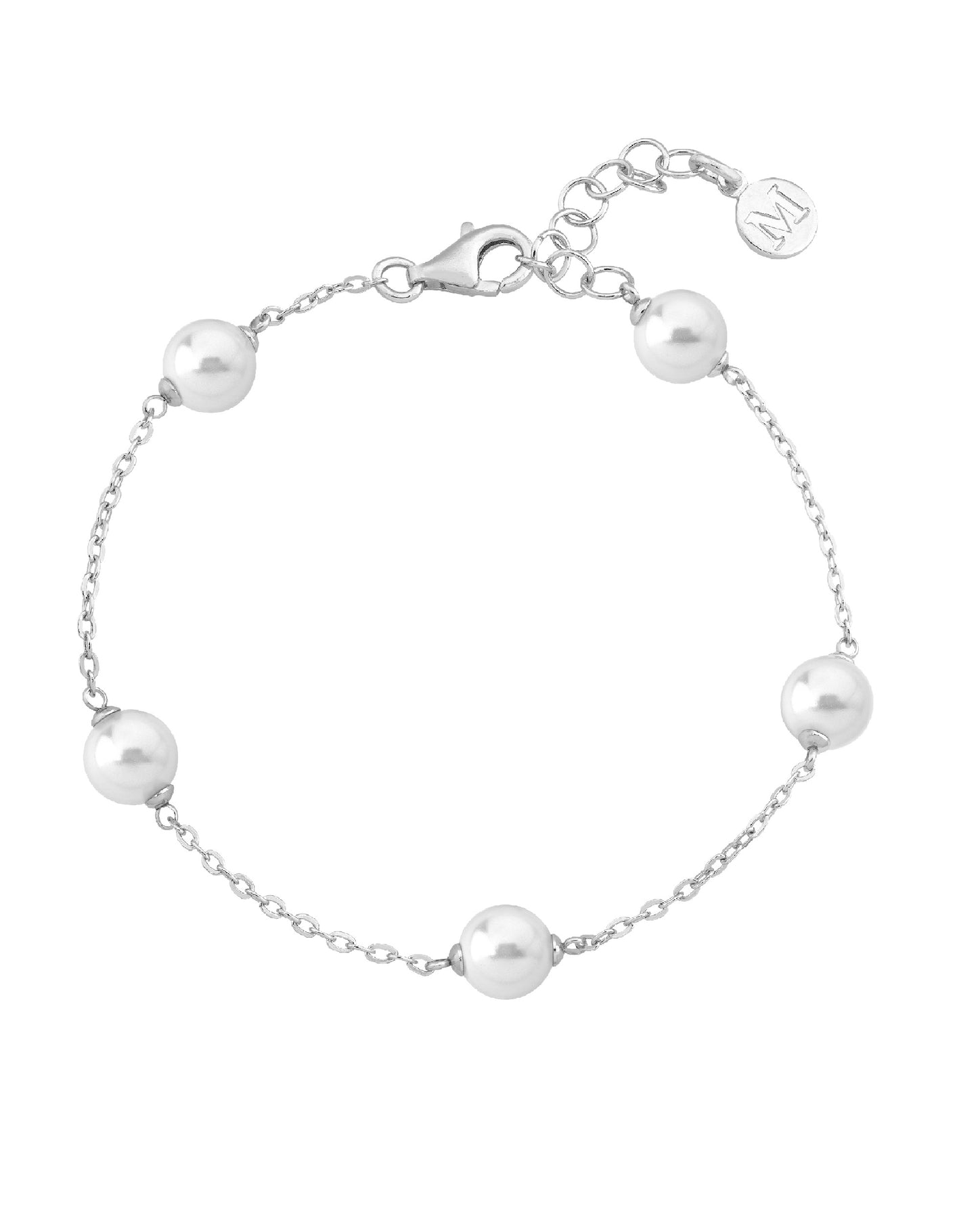 Majorica Bracelet White Pearl Ilusion Bracelets